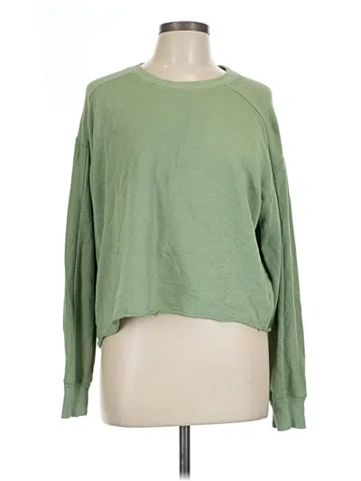 Pre-owned Aerie Sweatshirt In Green