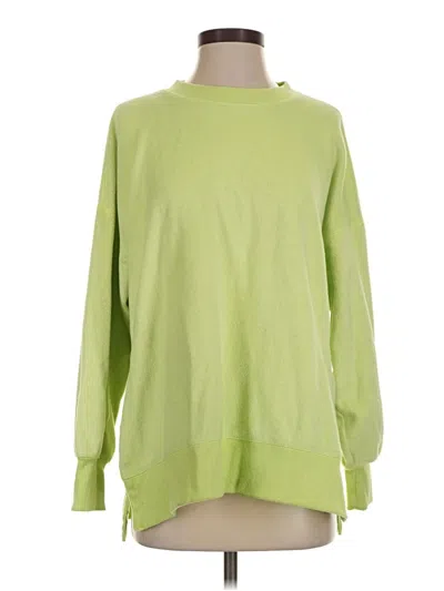 Pre-owned Aerie Sweatshirt In Green