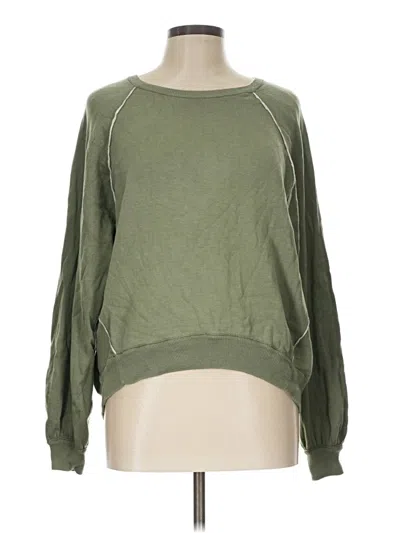 Pre-owned Aerie Sweatshirt In Green
