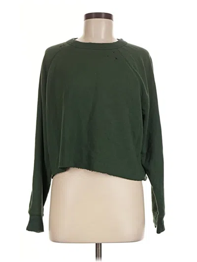 Pre-owned Aerie Sweatshirt In Green