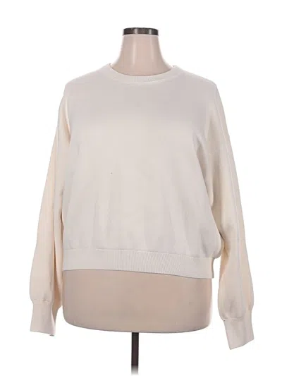 Pre-owned Aerie Sweatshirt In Ivory