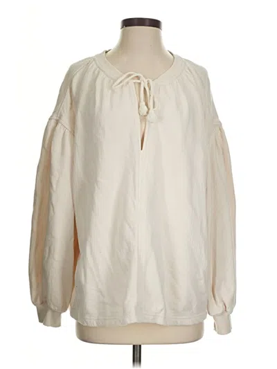 Pre-owned Aerie Sweatshirt In Ivory