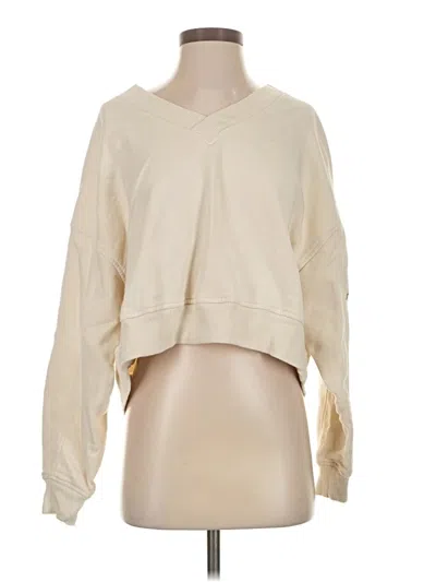 Pre-owned Aerie Sweatshirt In Ivory
