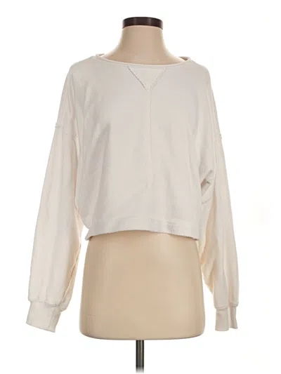 Pre-owned Aerie Sweatshirt In Ivory