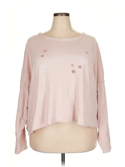 Pre-owned Aerie Sweatshirt In Pink