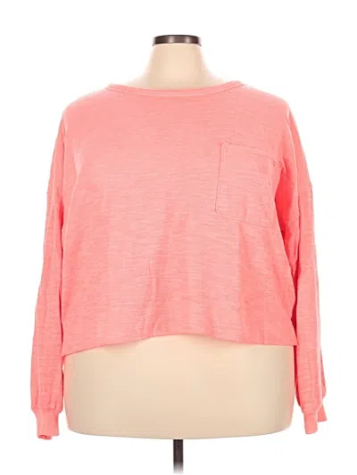 Pre-owned Aerie Sweatshirt In Pink