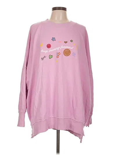 Pre-owned Aerie Sweatshirt In Pink