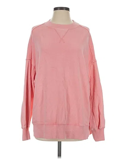Pre-owned Aerie Sweatshirt In Pink