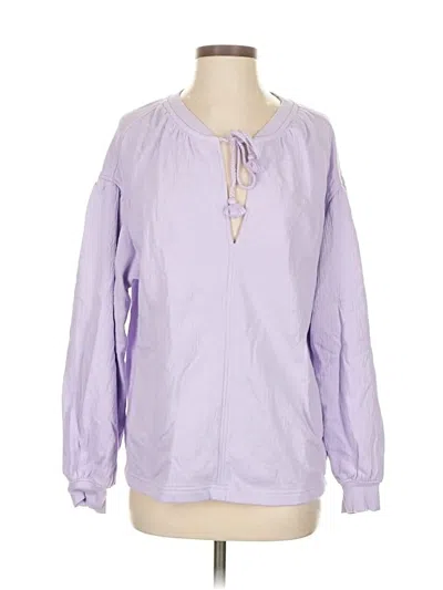 Pre-owned Aerie Sweatshirt In Purple