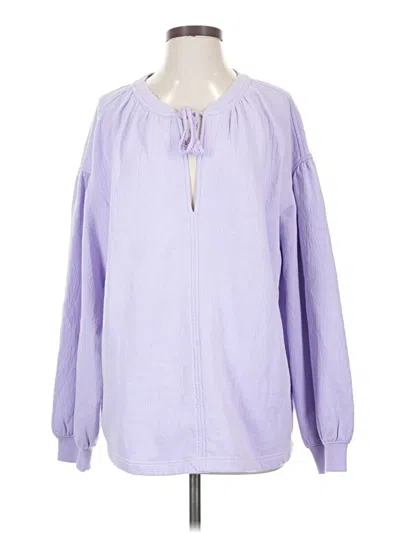Pre-owned Aerie Sweatshirt In Purple