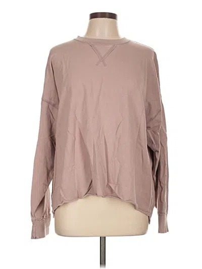Pre-owned Aerie Sweatshirt In Tan