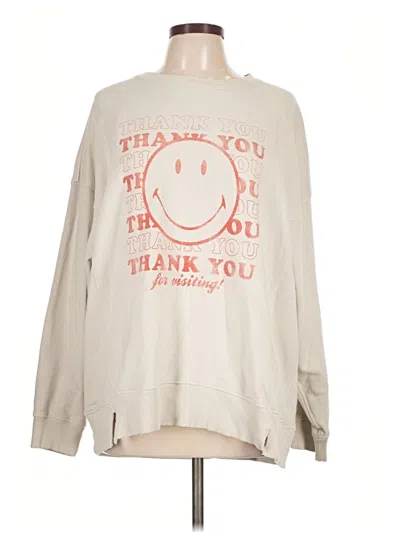 Pre-owned Aerie Sweatshirt In Tan