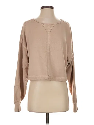 Pre-owned Aerie Sweatshirt In Tan