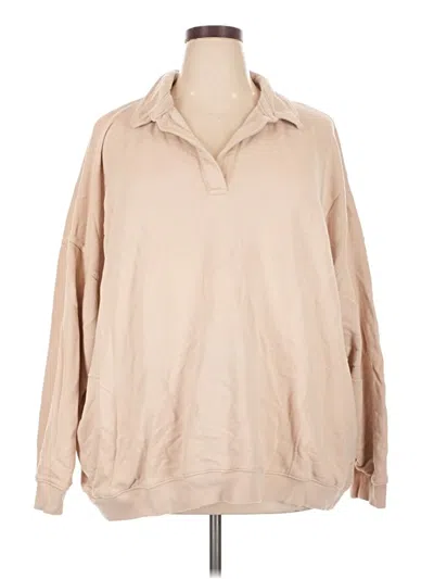Pre-owned Aerie Sweatshirt In Tan