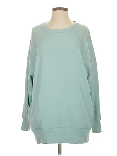 Pre-owned Aerie Sweatshirt In Teal