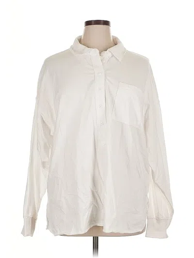 Pre-owned Aerie Sweatshirt In White