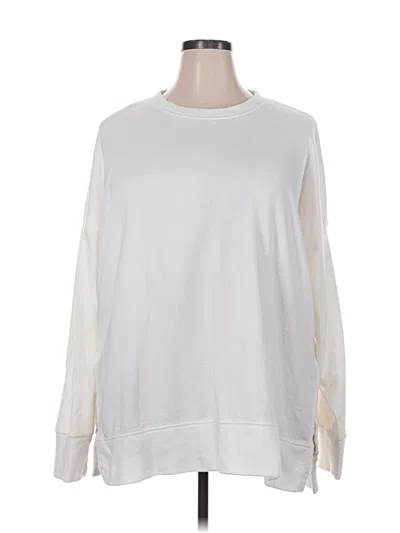 Pre-owned Aerie Sweatshirt In White