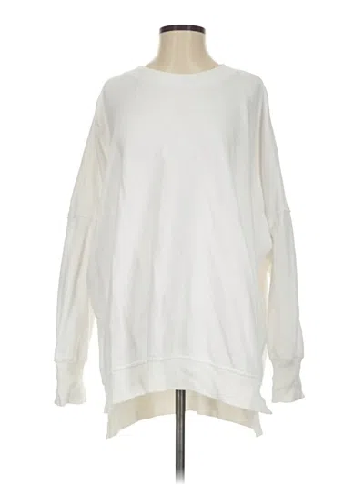 Pre-owned Aerie Sweatshirt In White