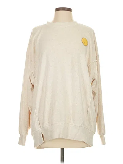 Pre-owned Aerie Sweatshirt In White
