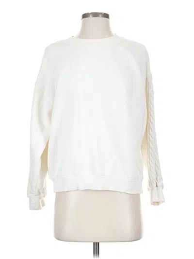 Pre-owned Aerie Sweatshirt In White