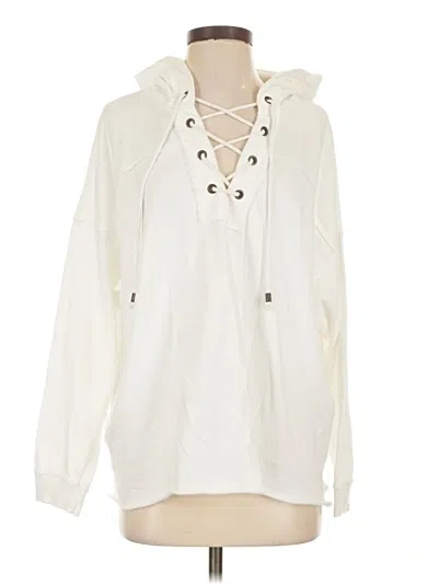 Pre-owned Aerie Sweatshirt In White
