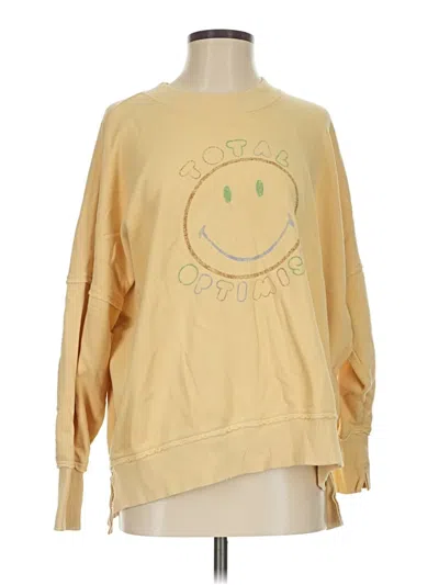 Pre-owned Aerie Sweatshirt In Yellow