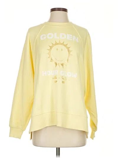 Pre-owned Aerie Sweatshirt In Yellow