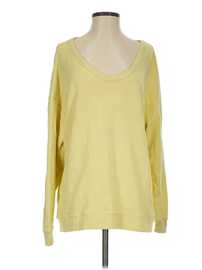 Pre-owned Aerie Sweatshirt In Yellow