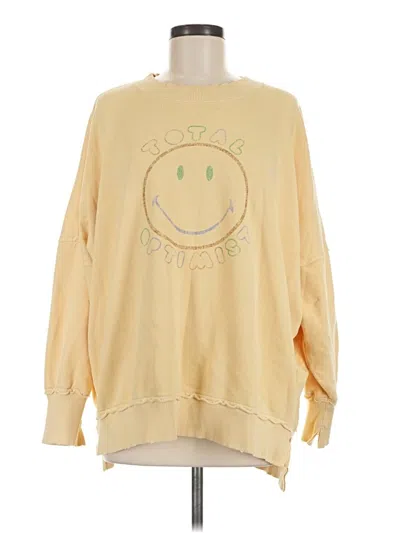 Pre-owned Aerie Sweatshirt In Yellow