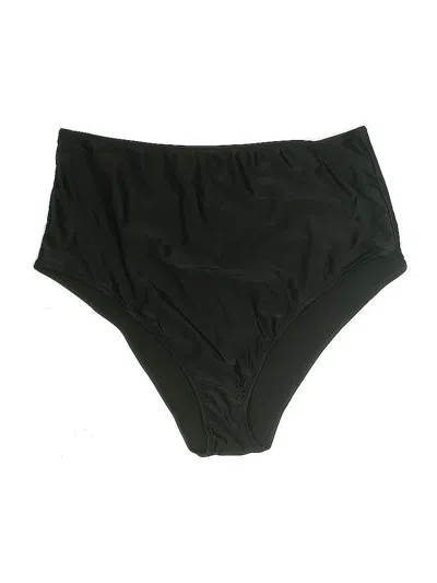 Pre-owned Aerie Swimsuit Bottoms In Black