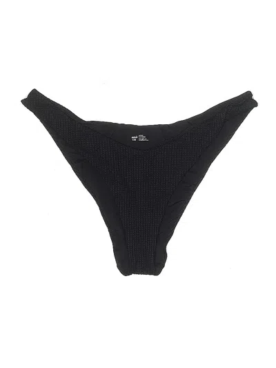 Pre-owned Aerie Swimsuit Bottoms In Black