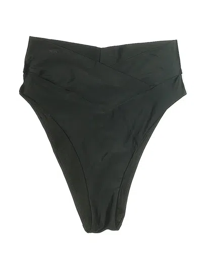 Pre-owned Aerie Swimsuit Bottoms In Black