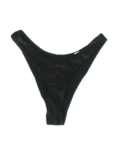 Pre-owned Aerie Swimsuit Bottoms In Black