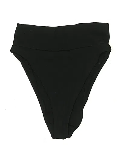 Pre-owned Aerie Swimsuit Bottoms In Black