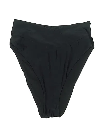 Pre-owned Aerie Swimsuit Bottoms In Black