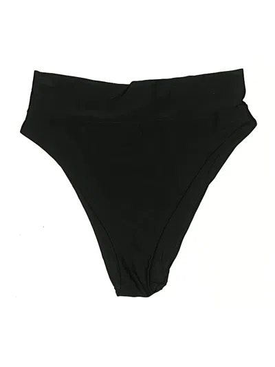 Pre-owned Aerie Swimsuit Bottoms In Black