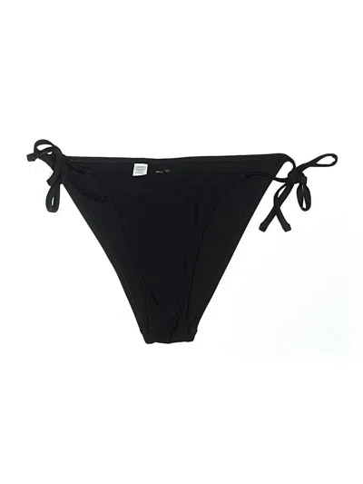 Pre-owned Aerie Swimsuit Bottoms In Black