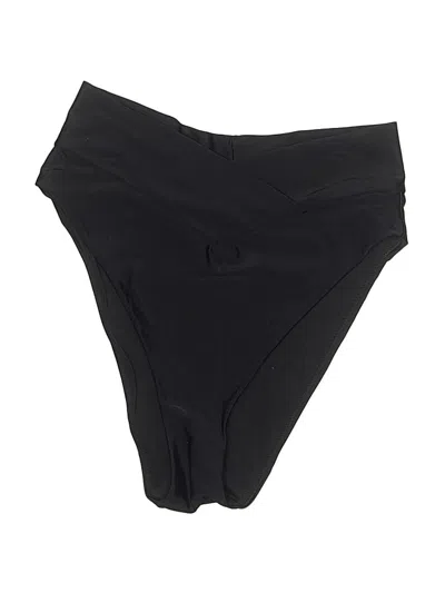 Pre-owned Aerie Swimsuit Bottoms In Black
