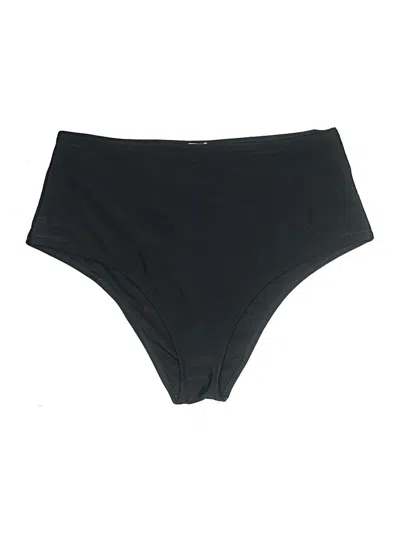 Pre-owned Aerie Swimsuit Bottoms In Black