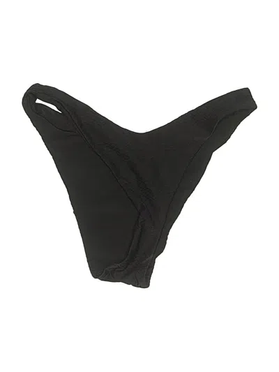 Pre-owned Aerie Swimsuit Bottoms In Black