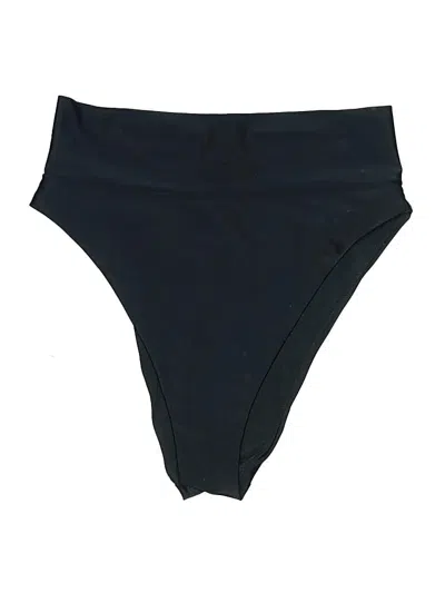 Pre-owned Aerie Swimsuit Bottoms In Black