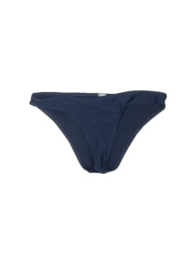 Pre-owned Aerie Swimsuit Bottoms In Blue