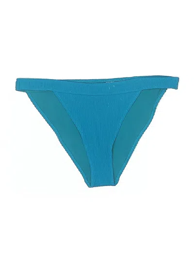 Pre-owned Aerie Swimsuit Bottoms In Blue