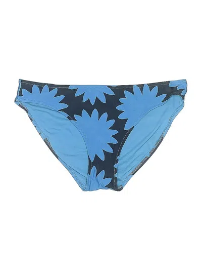 Pre-owned Aerie Swimsuit Bottoms In Blue