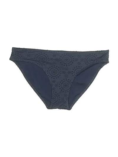 Pre-owned Aerie Swimsuit Bottoms In Blue
