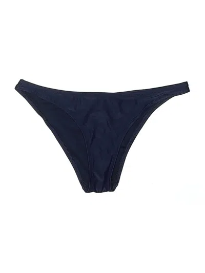 Pre-owned Aerie Swimsuit Bottoms In Blue