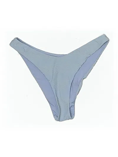 Pre-owned Aerie Swimsuit Bottoms In Blue
