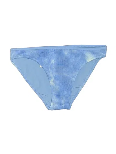 Pre-owned Aerie Swimsuit Bottoms In Blue