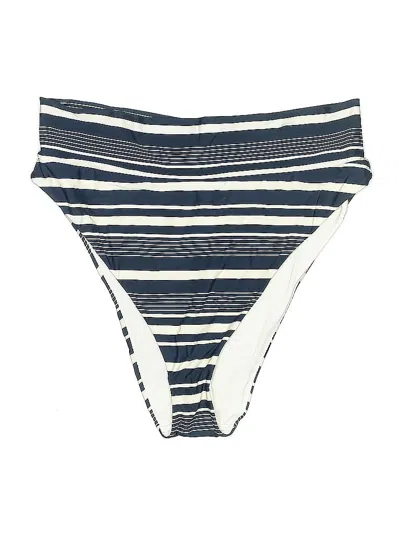 Pre-owned Aerie Swimsuit Bottoms In Blue
