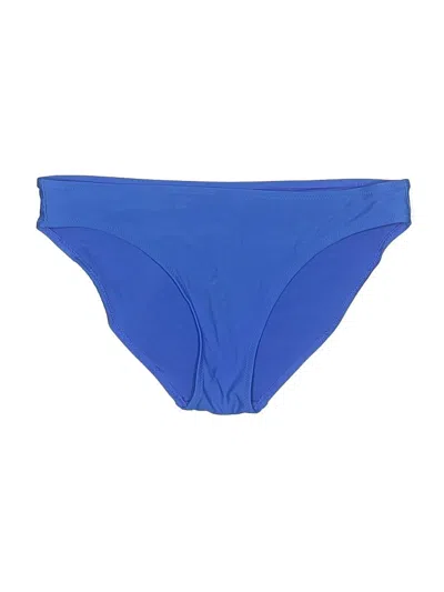 Pre-owned Aerie Swimsuit Bottoms In Blue